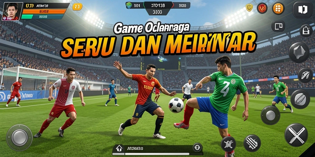 Tampilan gameplay ATOM138 yang dinamis dan penuh aksi.