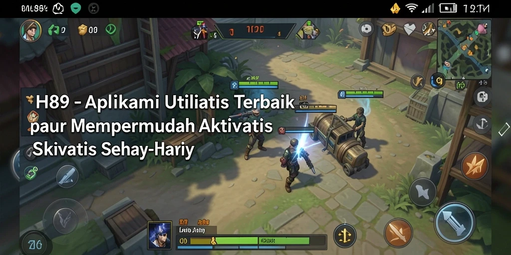 Screenshot H89 menunjukkan tampilan antarmuka aplikasi Utility yang ramah pengguna.