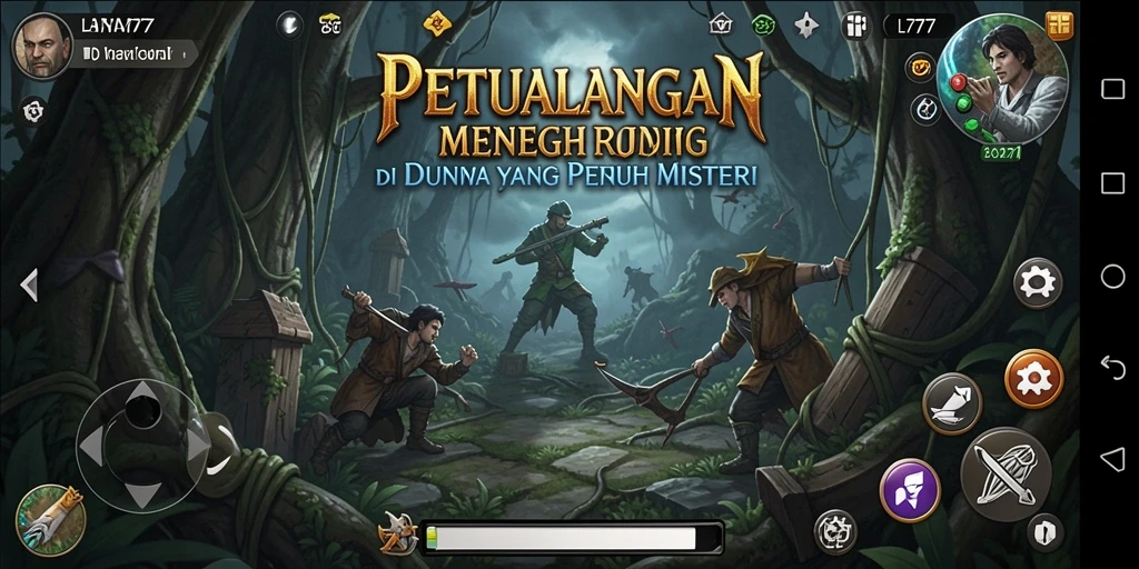 Tampilan gameplay menakjubkan di dunia L777 yang memikat.