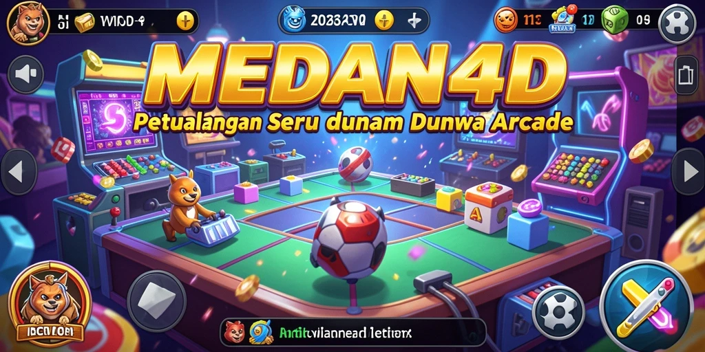Tampilan menyeronokkan dari gameplay MEDAN4D yang dinamis.