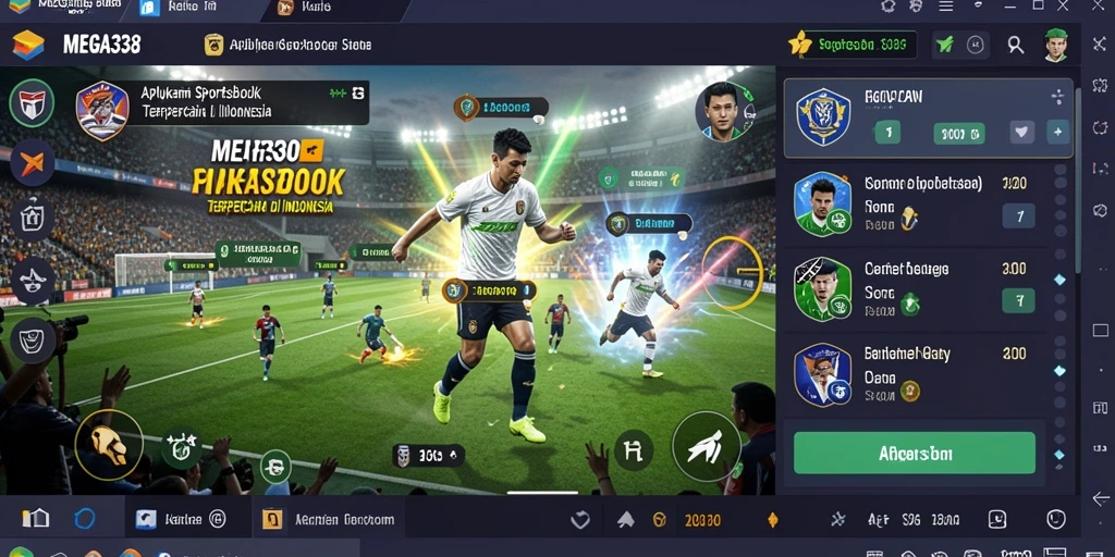 Tampilan gameplay Sportsbook yang menegangkan di MEGA338.
