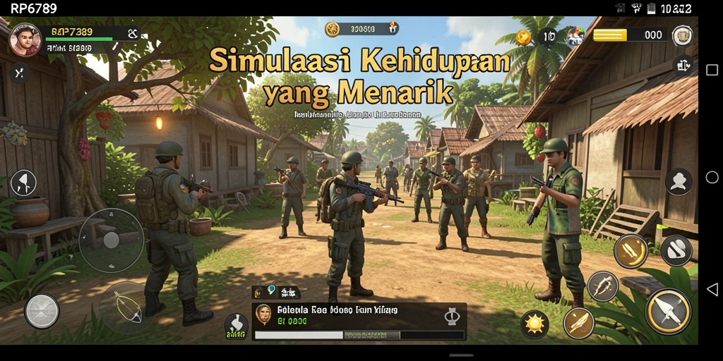 Menampilkan gameplay menarik dari RP6789 dalam simulasi kehidupan.