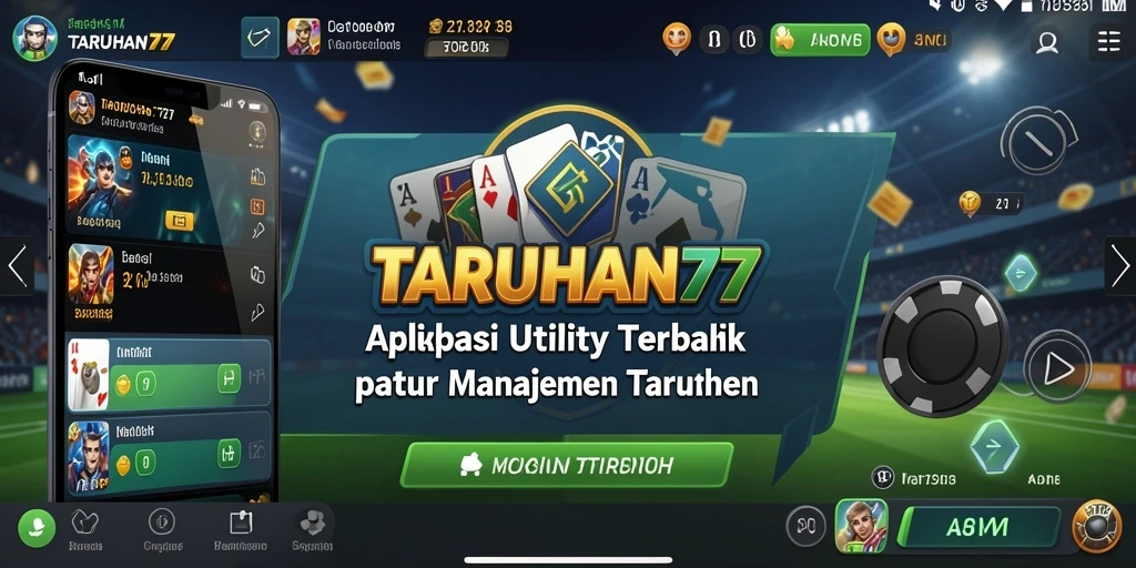 Tampilan menarik TARUHAN77 dengan fitur analisis taruhan yang lengkap.