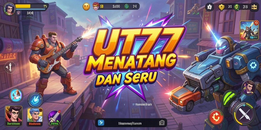 Gameplay seru dan penuh tantangan di UT77.